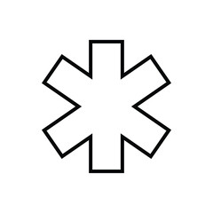 Hospital Icon Vector design illustration