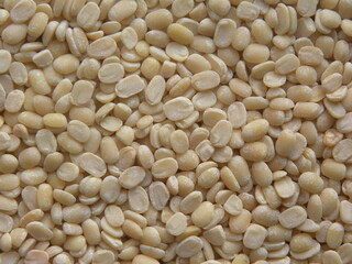 White split raw Vigna mungo Urad dal lentils