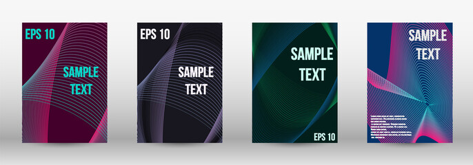 Geometric template with lines 
