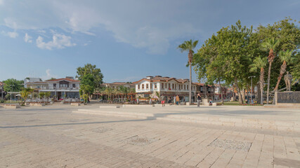 Side, Turkey main square, promenade