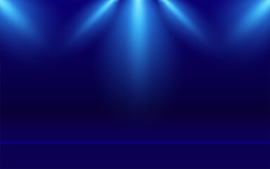 blue spot light background