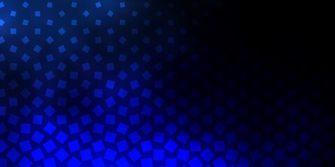 Dark BLUE vector background in polygonal style. Abstract gradient illustration with colorful rectangles. Best design for your ad, poster, banner.