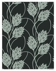 seamless floral background	