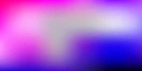 Light Purple, Pink vector gradient blur pattern.