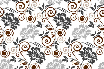 seamless floral background	