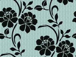seamless floral background	