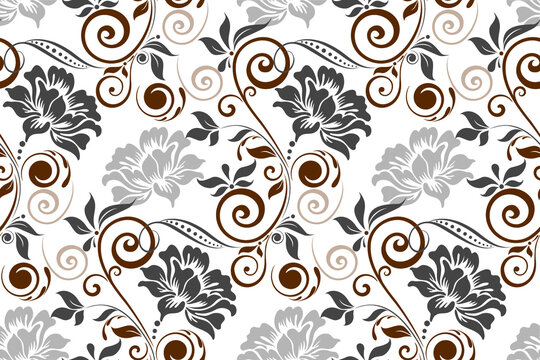 seamless floral background	