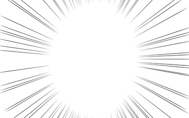 背景素材：黒い集中線のイラスト