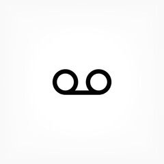 Play the film vector icon , lorem ipsum Flat design