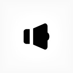 Speaker vector icon , lorem ipsum Flat design