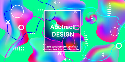 Fototapeta na wymiar Modern design poster