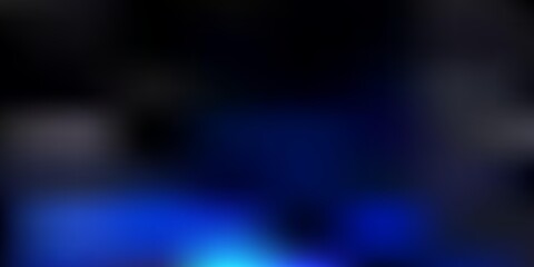 Dark blue vector blur template.