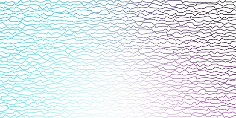 Dark Pink, Blue vector layout with wry lines. Illustration in halftone style with gradient curves. Pattern for websites, landing pages.