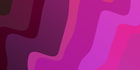 Light Purple vector background with lines. Colorful illustration in abstract style with bent lines. Smart design for your promotions.