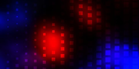 Dark Red vector texture in rectangular style. New abstract illustration with rectangular shapes. Template for cellphones.