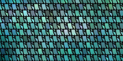 Fototapeta premium Light Blue, Green vector texture with triangular style.