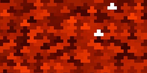 Light Orange vector background with rectangles. Colorful illustration with gradient rectangles and squares. Pattern for commercials, ads.