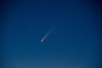blue sky with comet and stars © TPorter Photography 