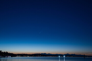 Neowise comet at Budd Bay