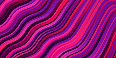 Light Purple, Pink vector layout with circular arc. Colorful geometric sample with gradient curves.  Best design for your posters, banners.