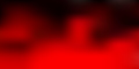 Dark red vector blurred background.