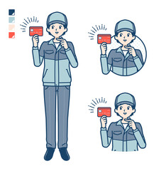 simple delivery man_Credit-card