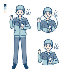 simple delivery man_smartphone-anger