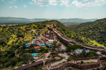 Kumbhalgarh fort is a Mewar fortress built on Aravalli Hills in 15th century by King Rana Kumbha at  Rajsamand district ,near Udaipur. It is a World Heritage Site included in Hill Forts of Rajasthan.