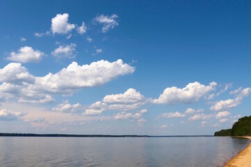 Clouds, Sky, Water