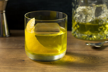 Boozy Refreshing Gin Old Fashioned Cocktail