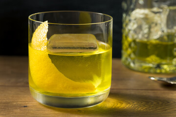 Boozy Refreshing Gin Old Fashioned Cocktail