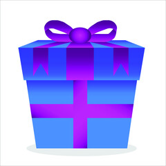 gift present vector white background isolated