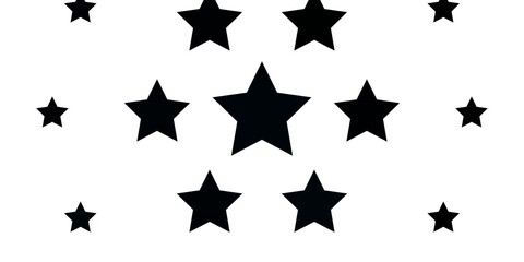 Light BLUE vector layout with bright stars. Modern geometric abstract illustration with stars. Pattern for wrapping gifts.