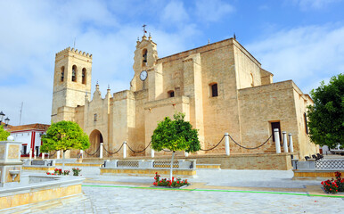 Iglesia de San Bartolomé Villalba del Alcor. Provincia de Huelva España