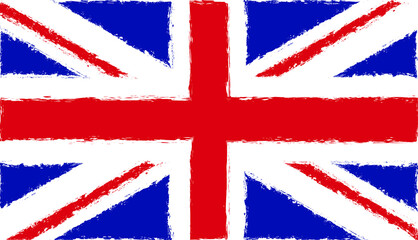 Fototapeta premium Grunge Union Jack flag.