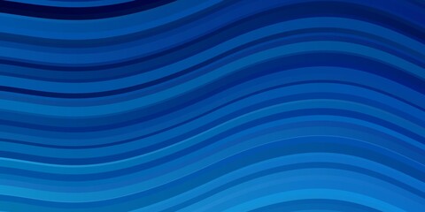 Light BLUE vector background with curves. Abstract gradient illustration with wry lines. Best design for your posters, banners.