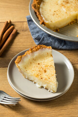 Homemade Sweet Sugar Cream Pie