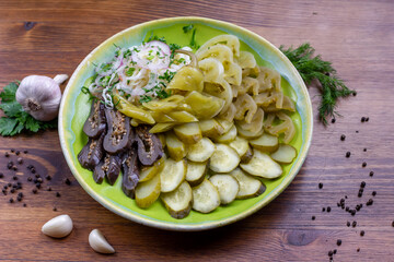 Marinated pickled vegetables