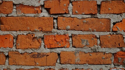 Obraz premium old red brick wall