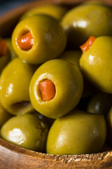 Organic Green Canned Pimento Olives