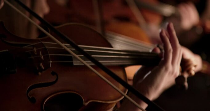 Stock video footage Symphony Orchestra wos
