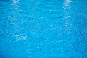 Water surface in the sports swimming pool.