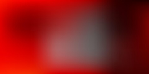 Dark Orange vector gradient blur backdrop.