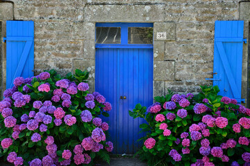 Façade bretonne Le Gorvello, Bretagne