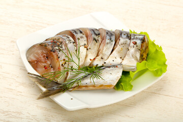 Scomber with spices
