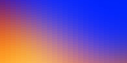 Light Blue, Yellow vector backdrop with rectangles. Abstract gradient illustration with rectangles. Template for cellphones.