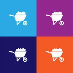 building trolley premium quality icon. Elements of constraction icon. Signs and symbols collection icon for websites, web design, mobile app