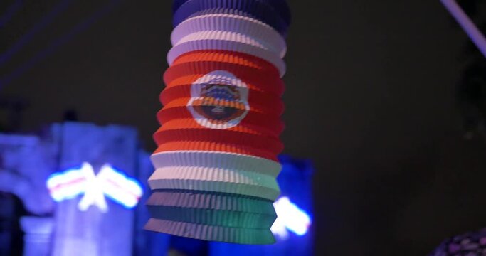 Farol en celebraci&oacute;n al d&iacute;a de la independencia de Costa Rica, 15 de setiembre 