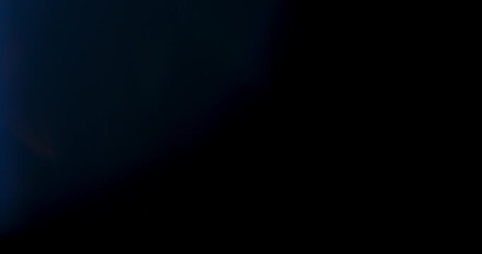 Prism Rainbow Light Flares Overlay on Black Background