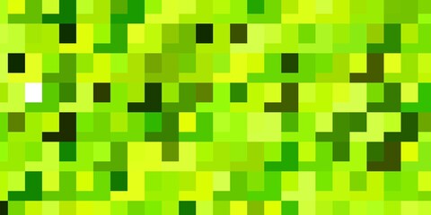 Light Green, Yellow vector backdrop with rectangles. Abstract gradient illustration with rectangles. Modern template for your landing page.